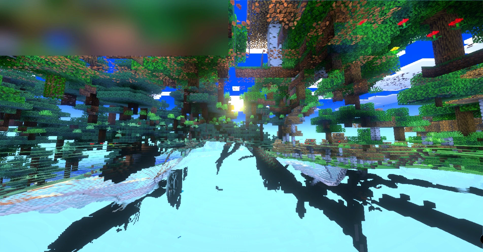 Luminance Shader (1.26+) – Smooth Water Reflections And Sun Glare Without Lag — screenshot 5