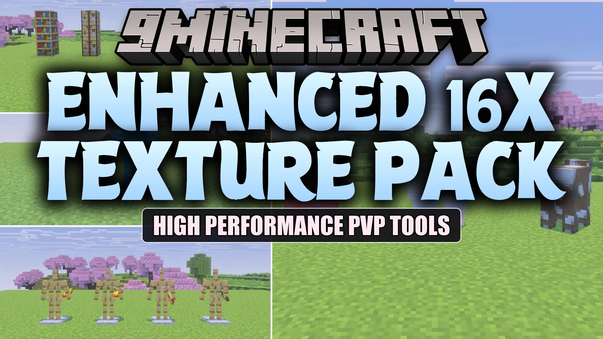 Enhanced 16x Texture Pack (26.x) – Boost FPS With Shorter Swords And A Dark UI