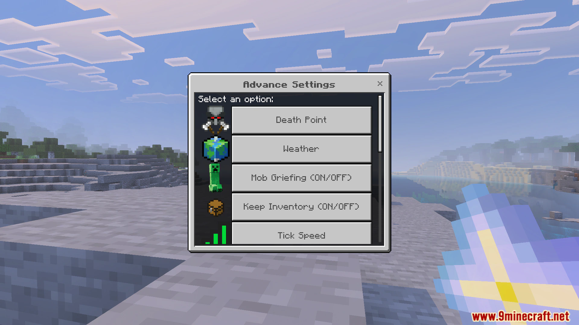 Advance Settings Addon (26.x, 1.21) – Change World Settings While Keeping Achievements — screenshot 3