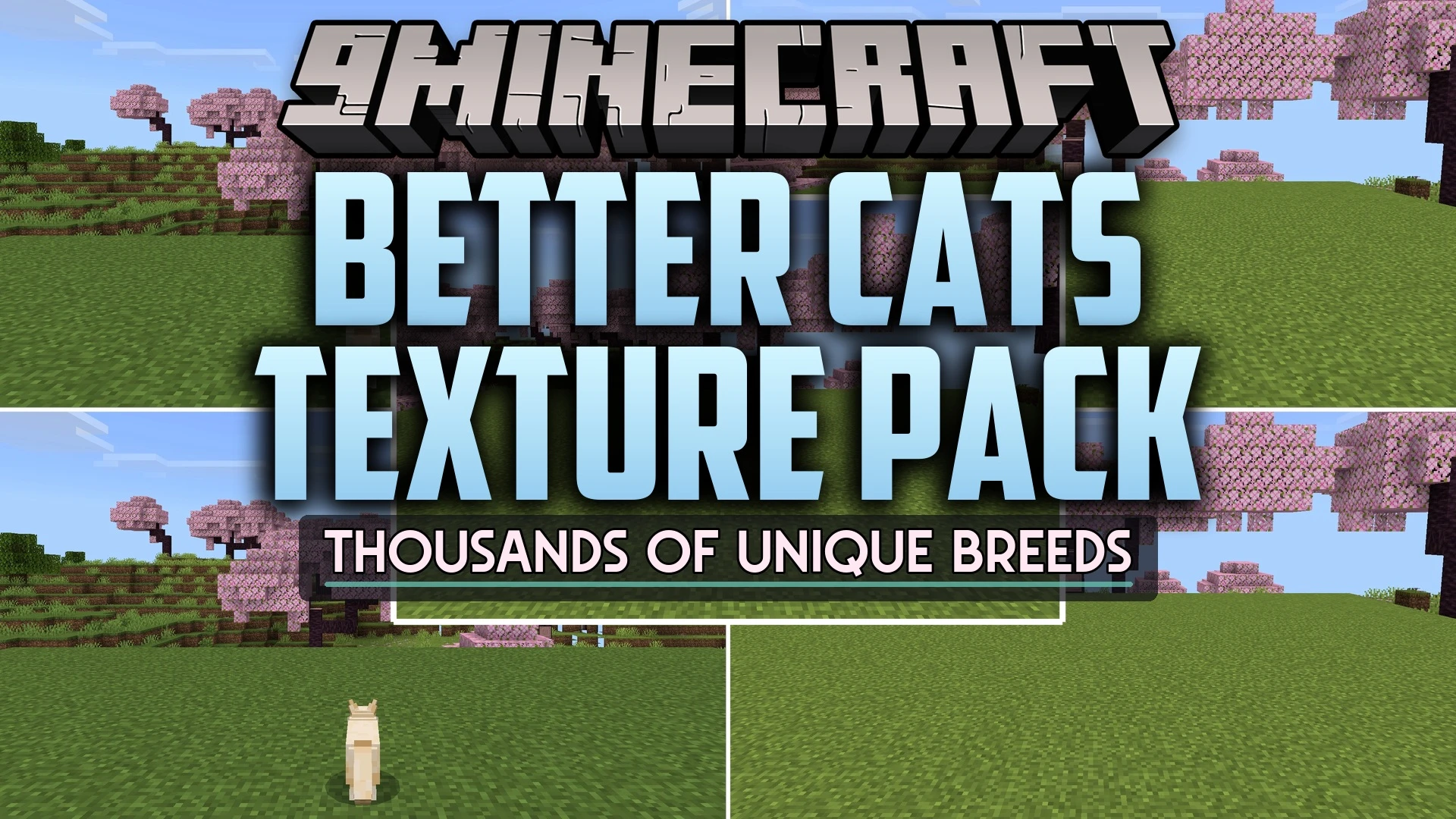 Better Cats Texture Pack (26.x) – Adds Over 130 Unique Feline Breeds And Variations