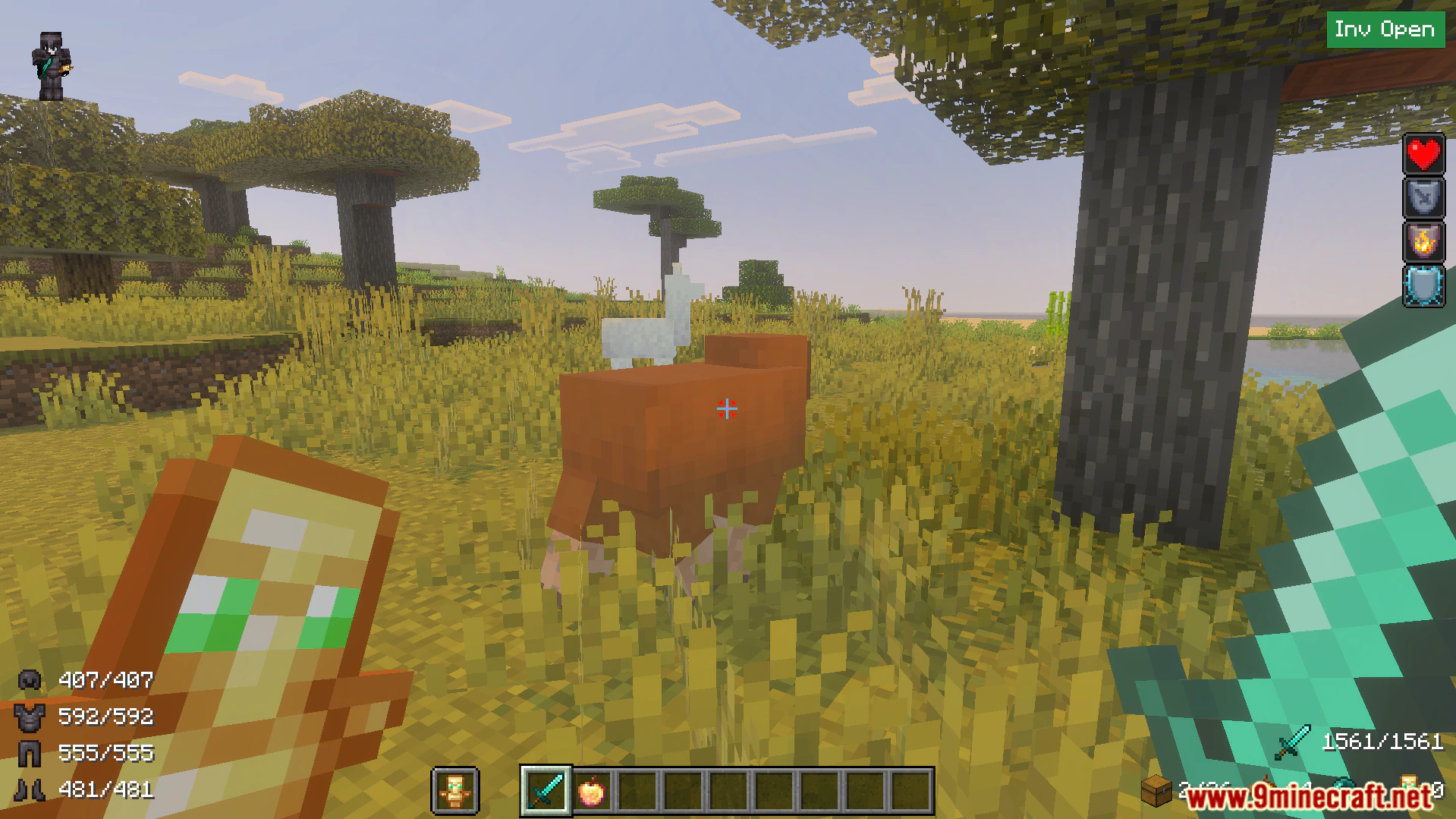 Utility HUD Texture Pack (26.x, 1.21) – Track Armor Durability And Potion Effects — screenshot 5