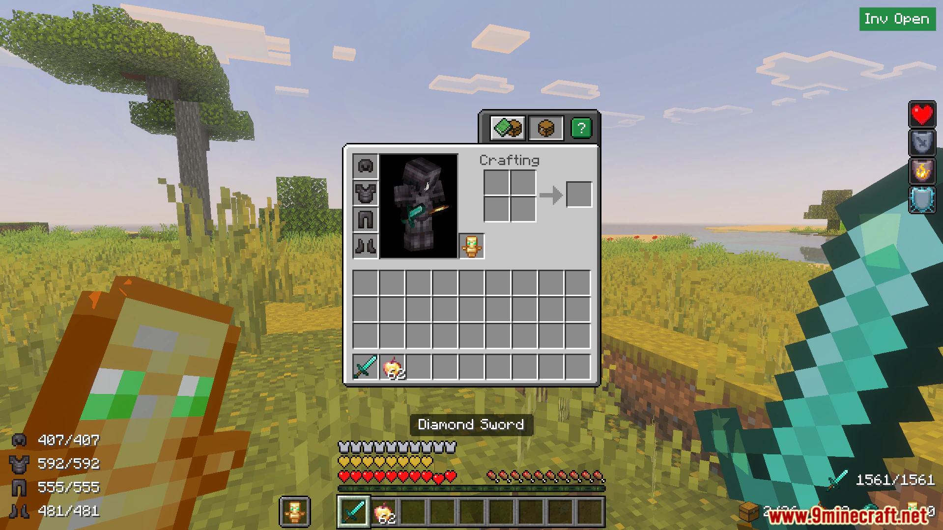 Utility HUD Texture Pack (26.x, 1.21) – Track Armor Durability And Potion Effects — screenshot 6