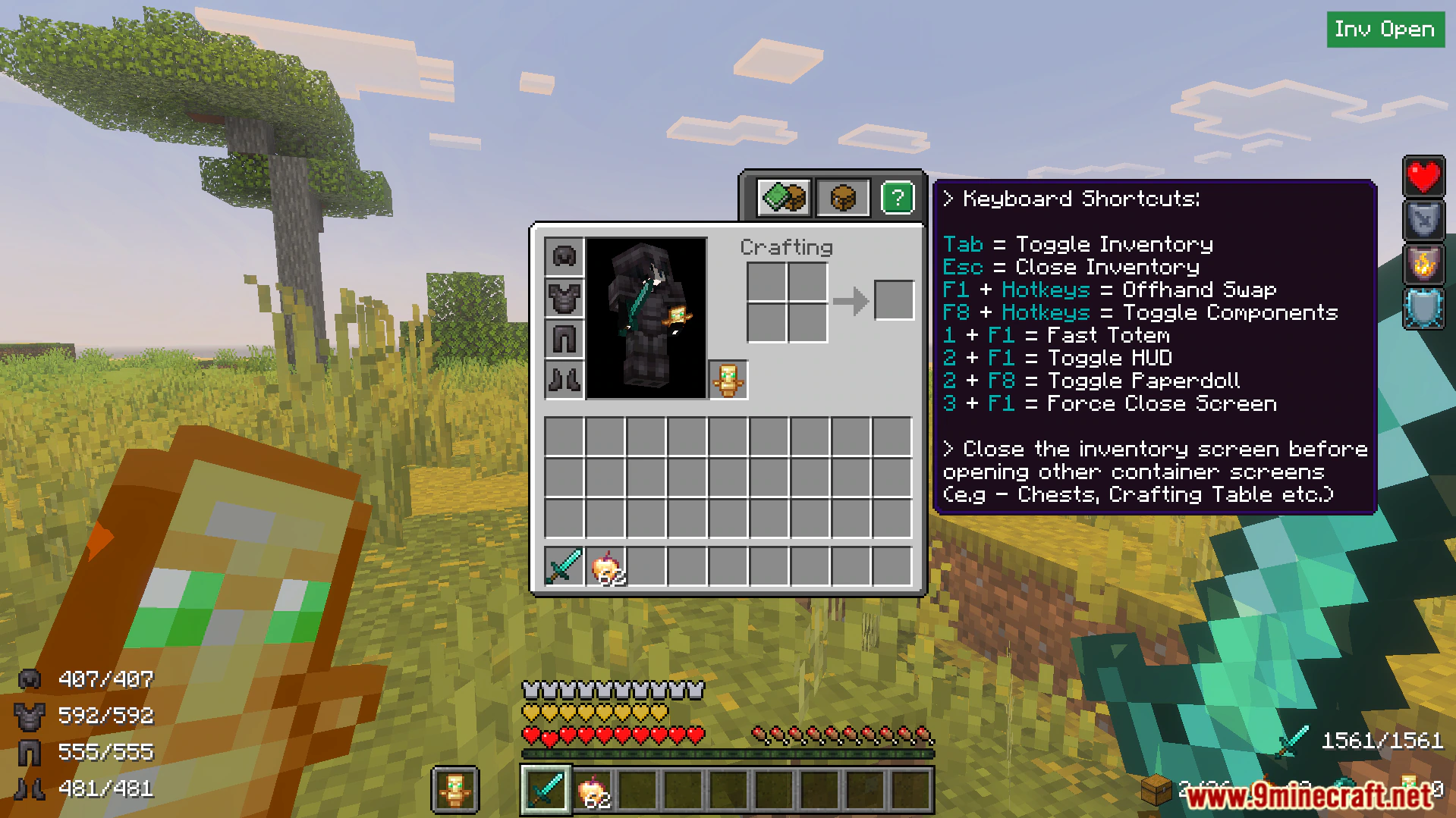 Utility HUD Texture Pack (26.x, 1.21) – Track Armor Durability And Potion Effects — screenshot 7