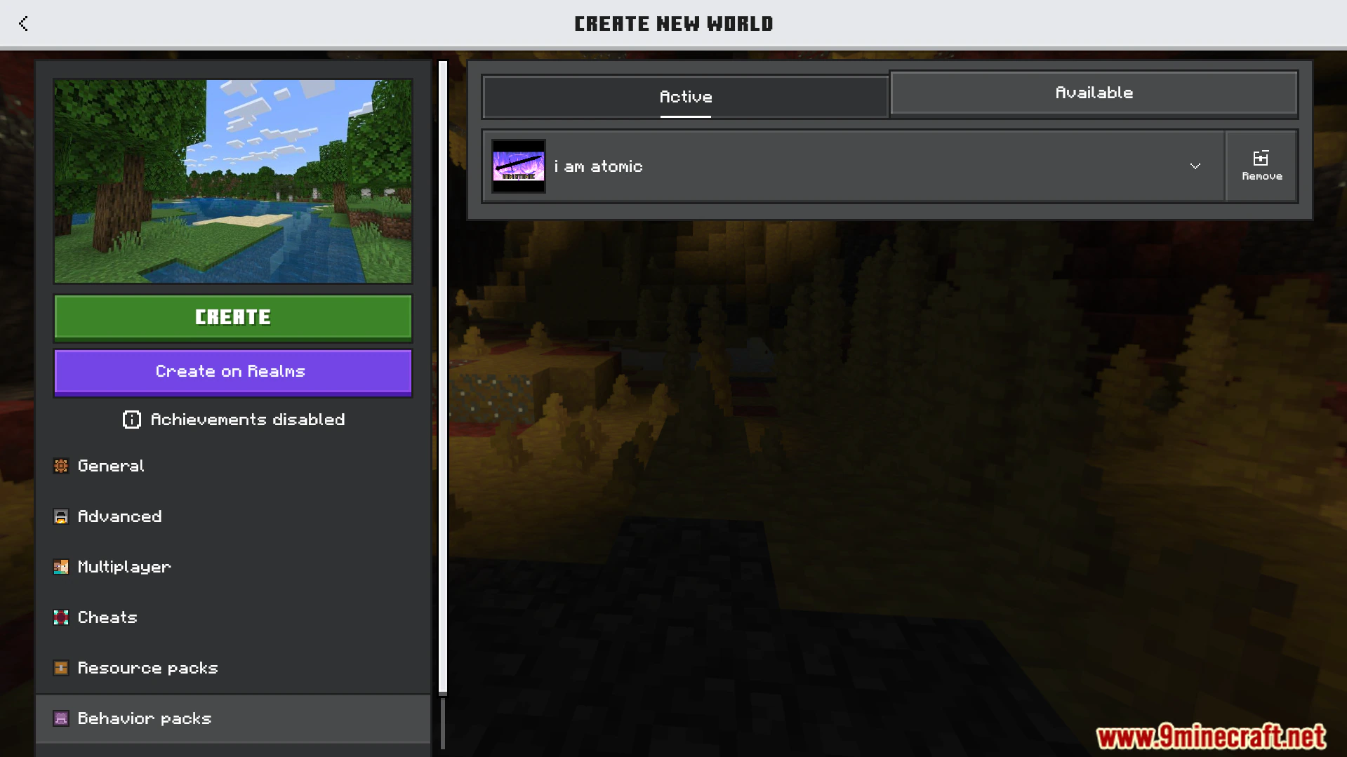I Am Atomic Addon (26.x, 1.21) – Wield 3D Shadow Swords From Eminence In Shadow — screenshot 1