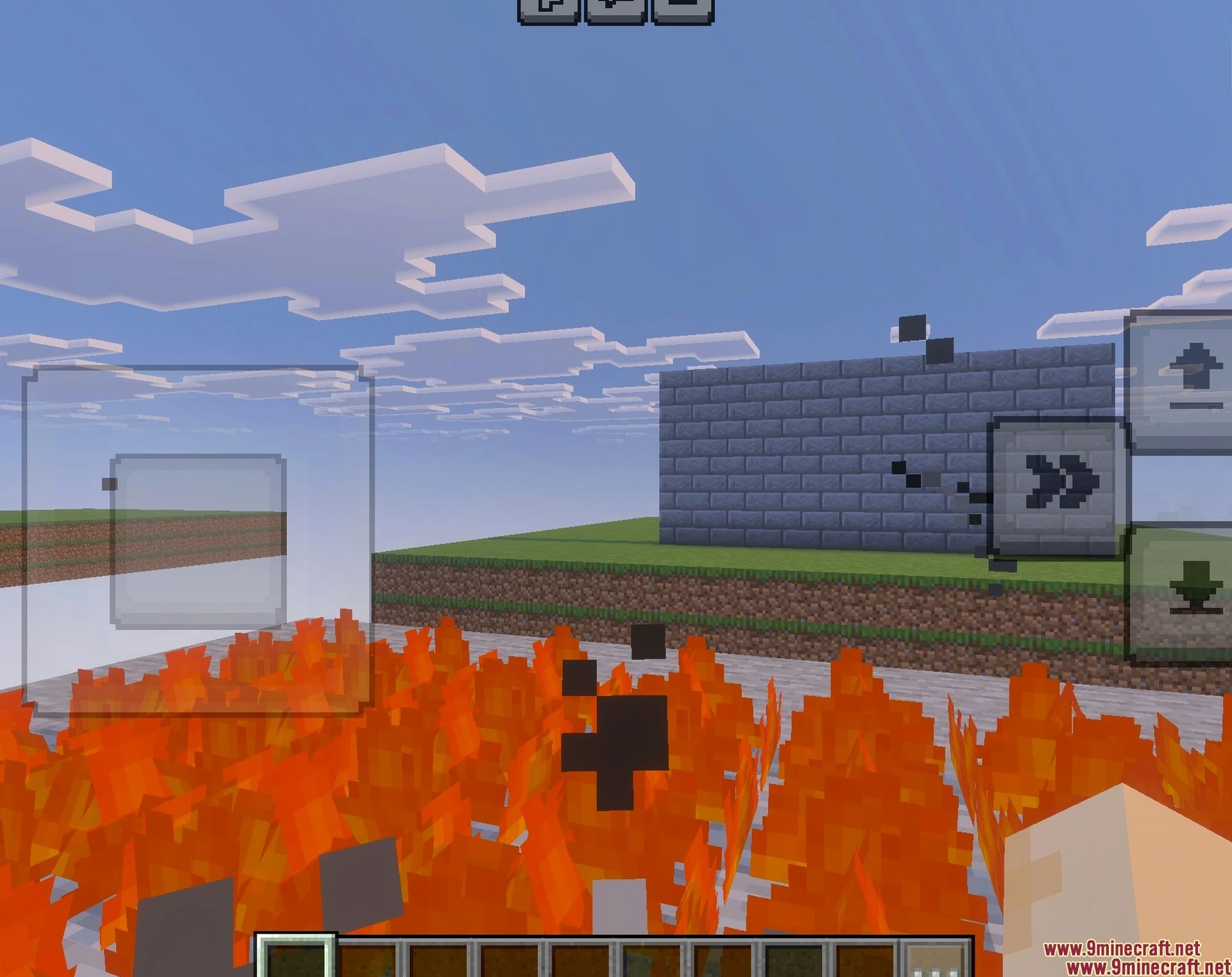 Low Fire Texture Pack (26.x, 1.21) – Adjustable Fire Height Sliders — screenshot 3