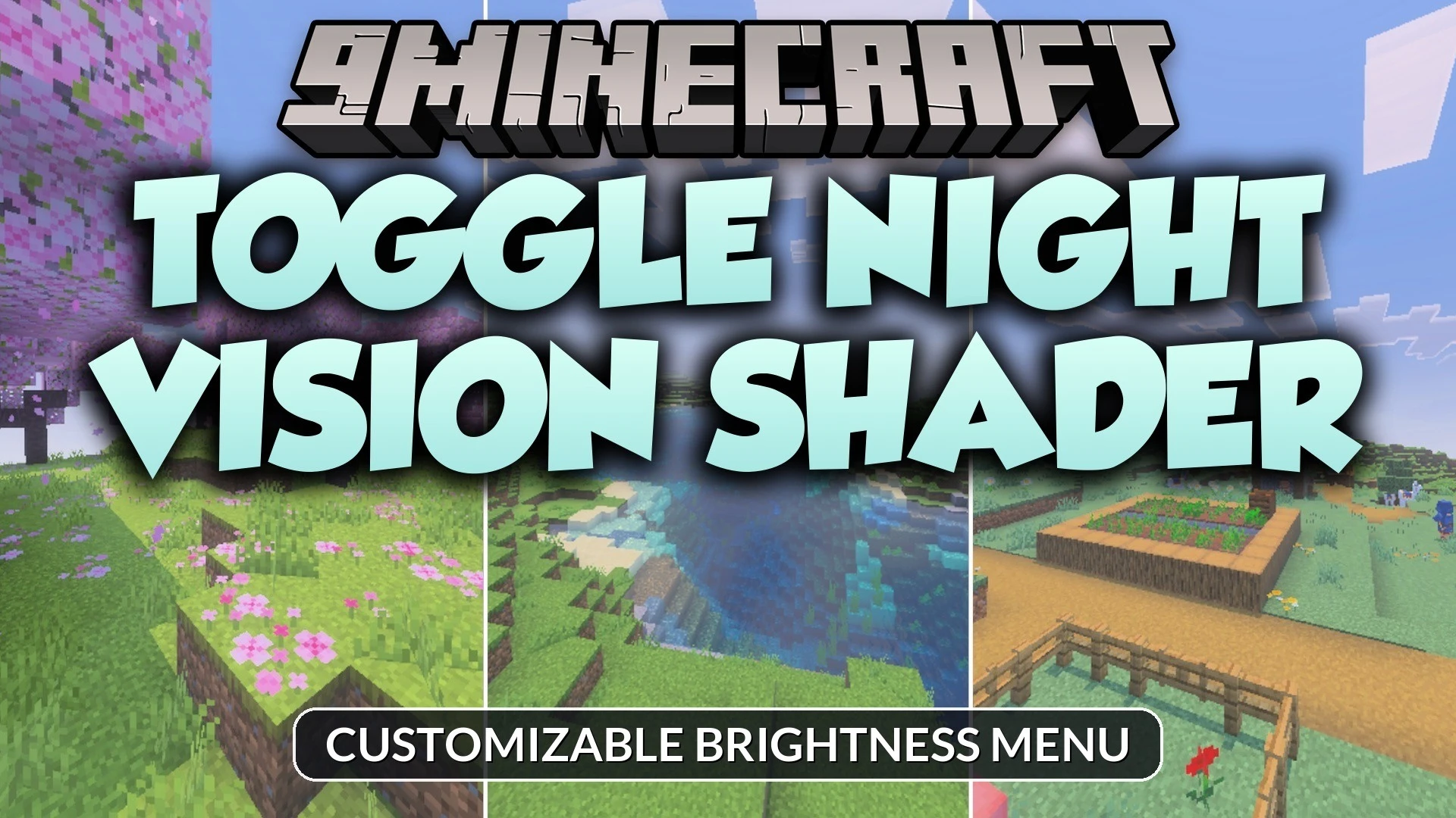 Toggle Night Vision Shader (26.x, 1.21) – Customizable Brightness Menu