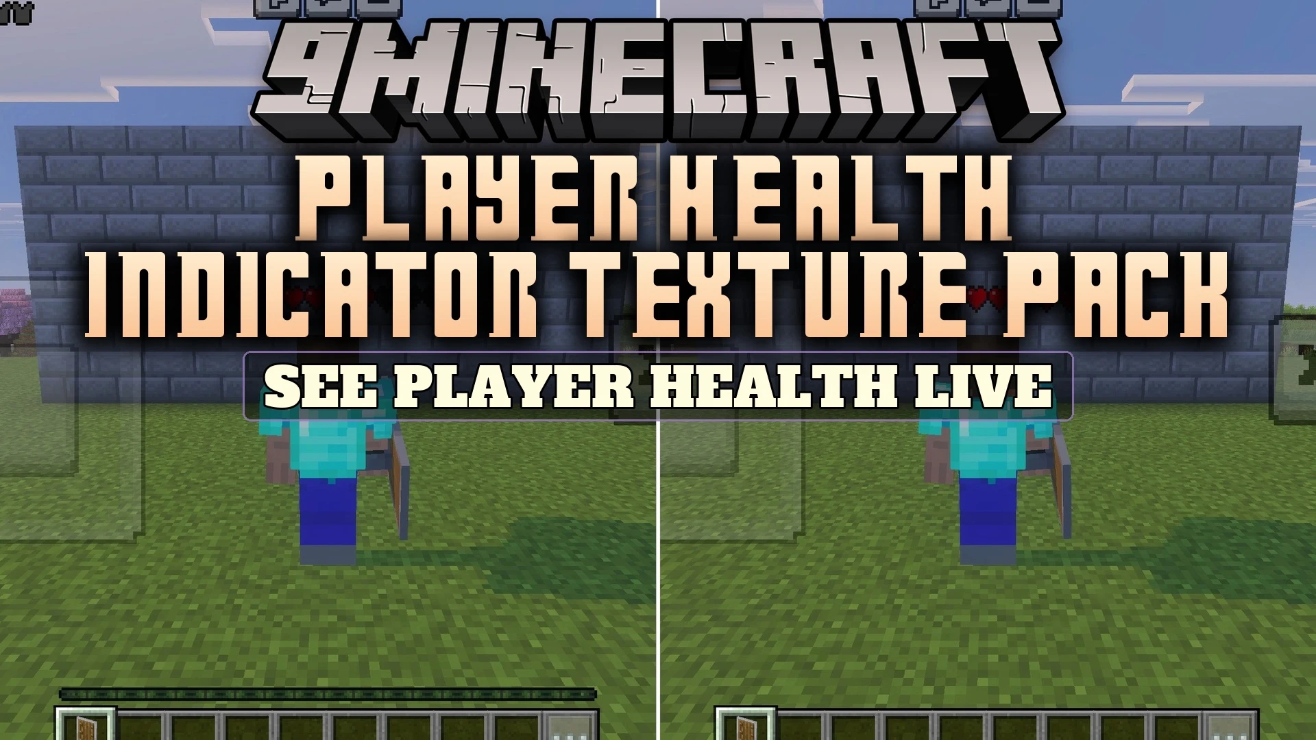 Player Health Indicator Texture Pack (26.x) – Visible Real-time Hearts