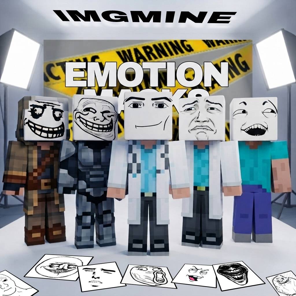 Emotion Mask Addon (26.x) – Wear Thirty-Two Fun Face Masks and Custom Designs — screenshot 2