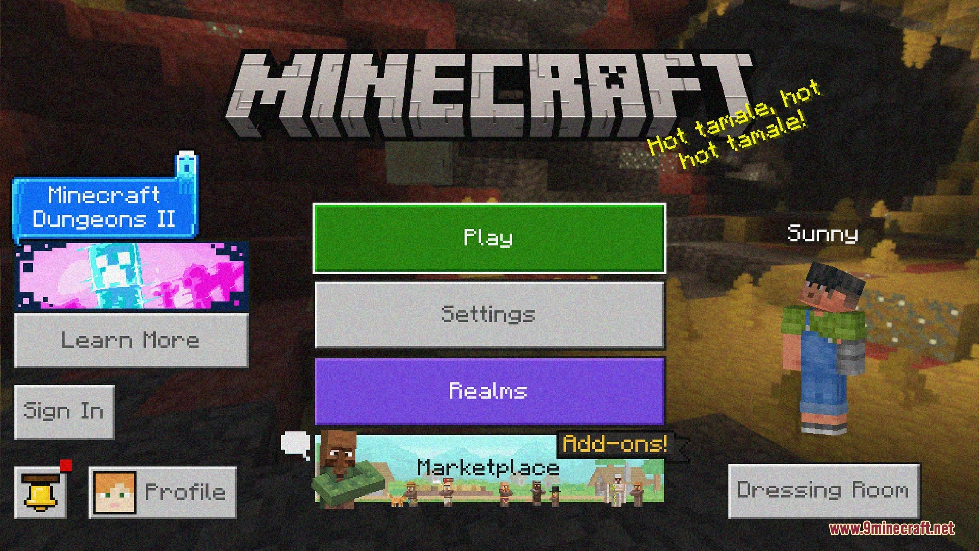 Bedrock VHS Shader (26.x, 1.21) – Retro Camcorder Filter and TV Screen Borders — screenshot 1