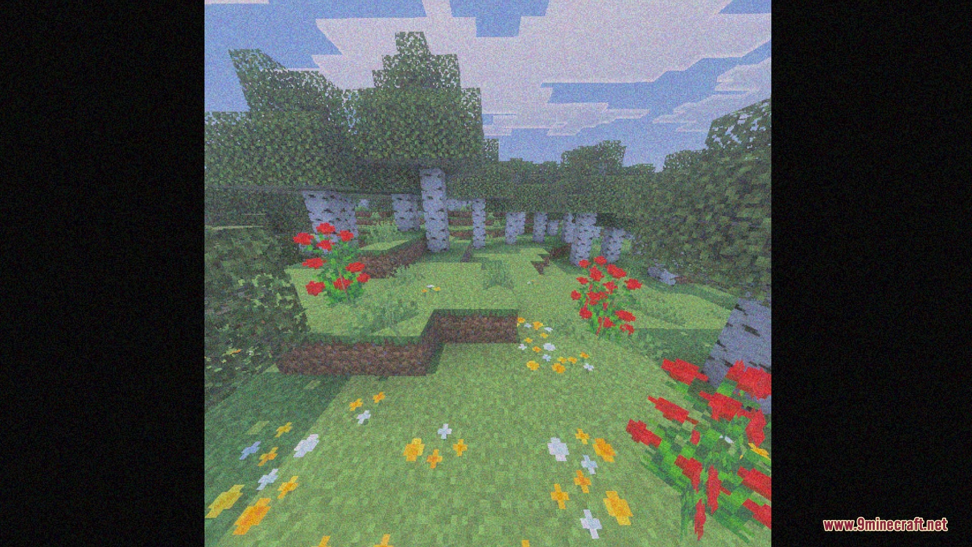 Bedrock VHS Shader (26.x, 1.21) – Retro Camcorder Filter and TV Screen Borders — screenshot 3