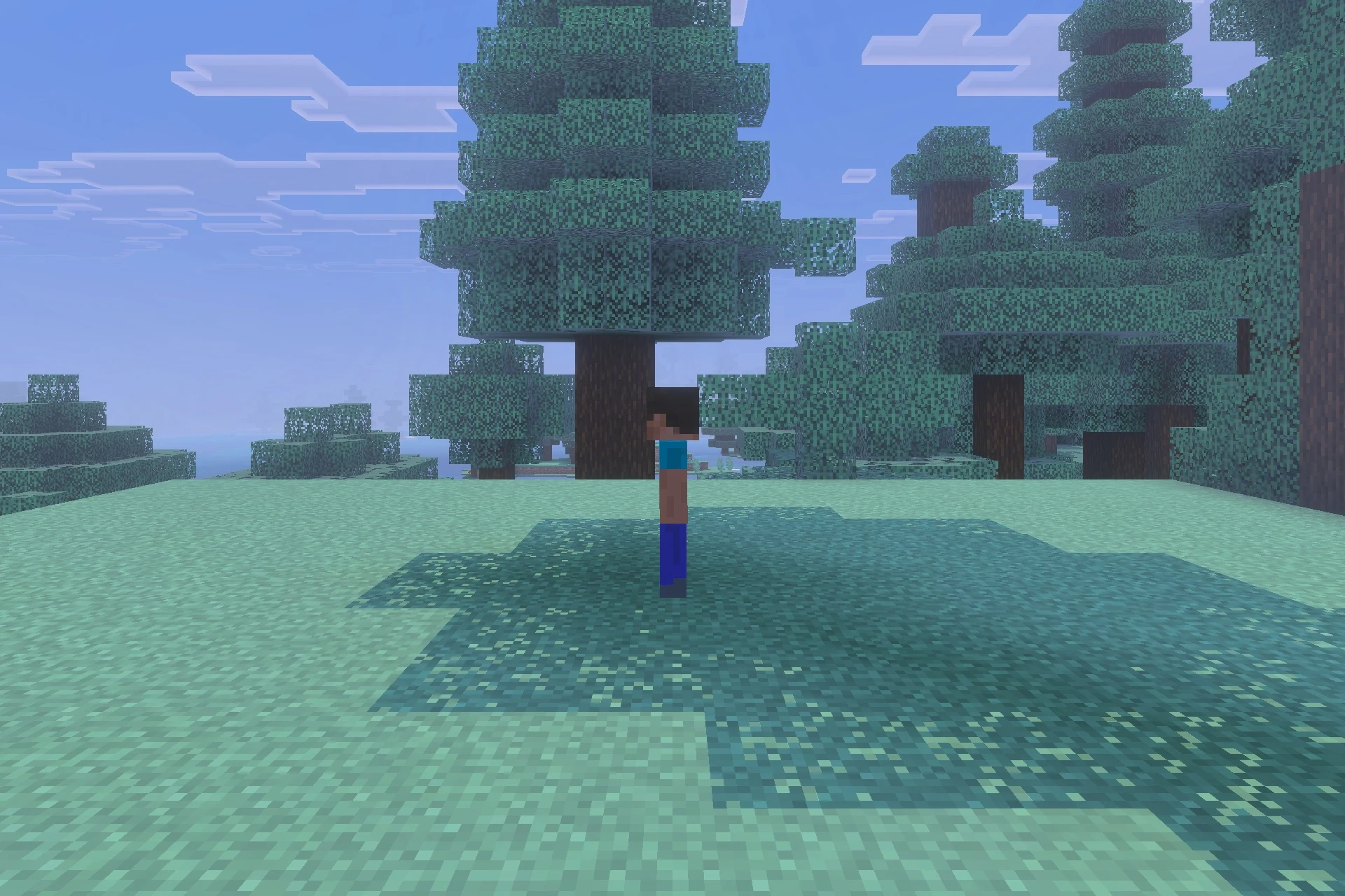 Herobrine Lurking Addon (26.x) – Survive Haunted Encounters and Blood Moon — screenshot 1