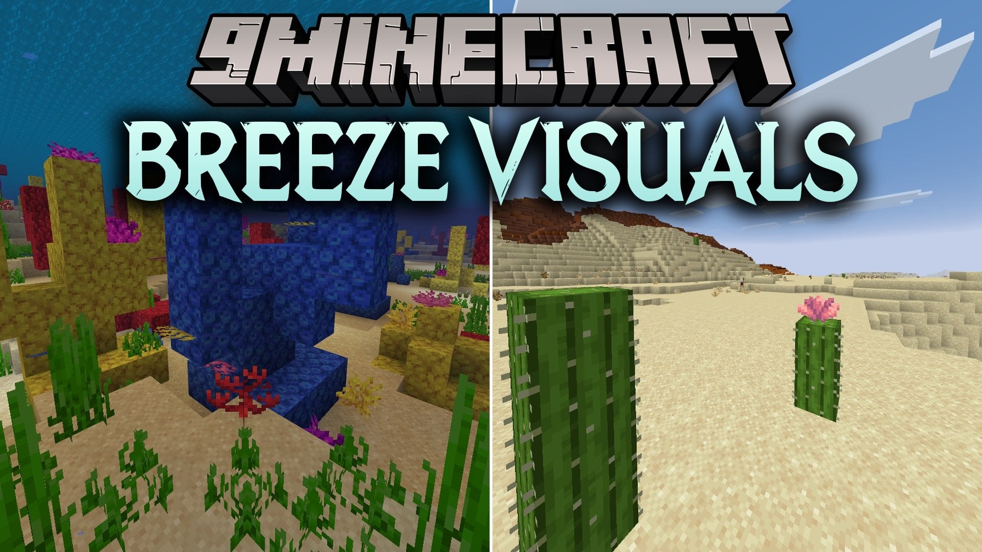 Breeze Visuals Shader (26.x) – Soft Pastel Skies and Clean Water on Bedrock