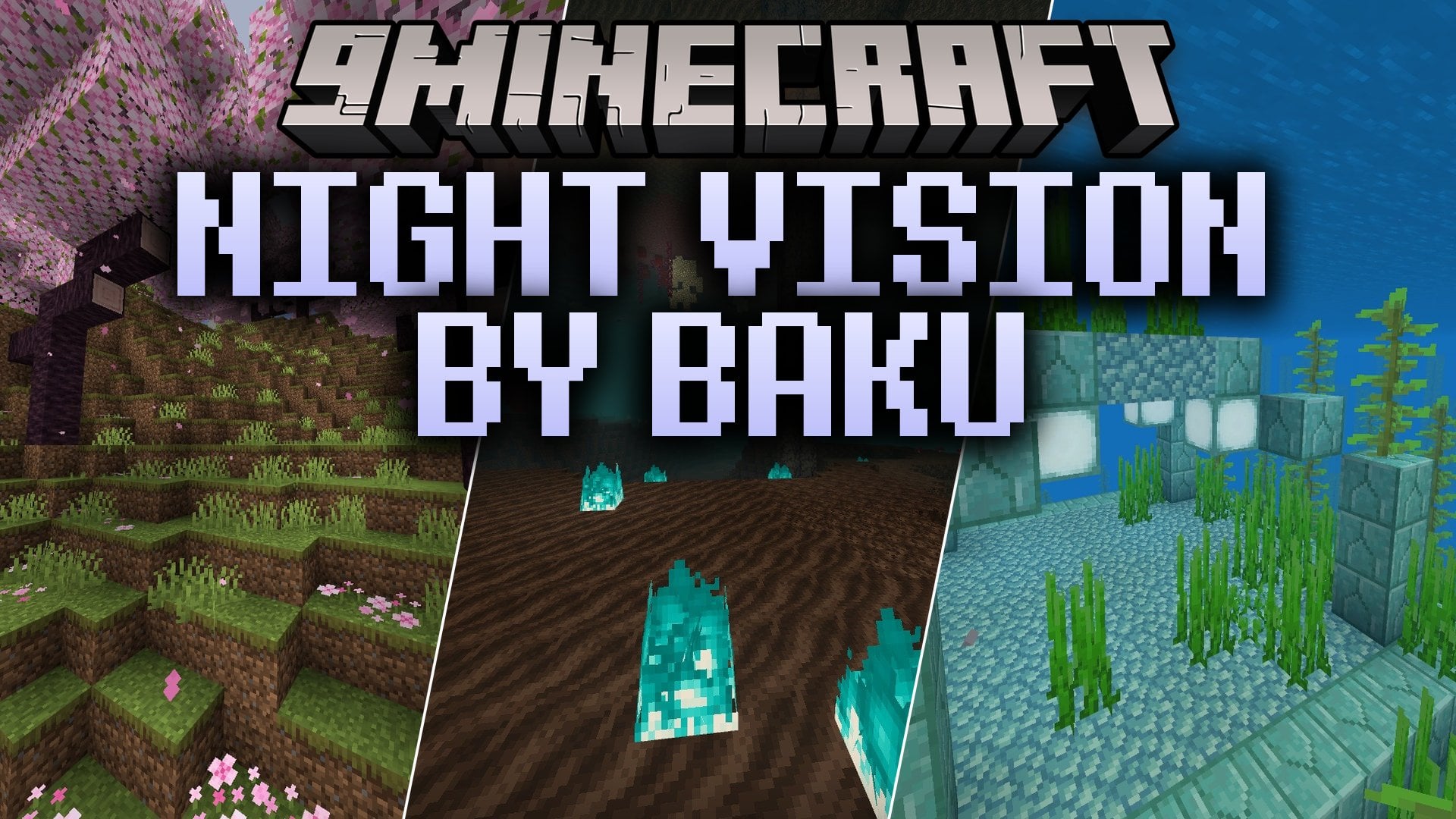 Night Vision by Baku Shader (26.x) – Infinite Brightness for Caves