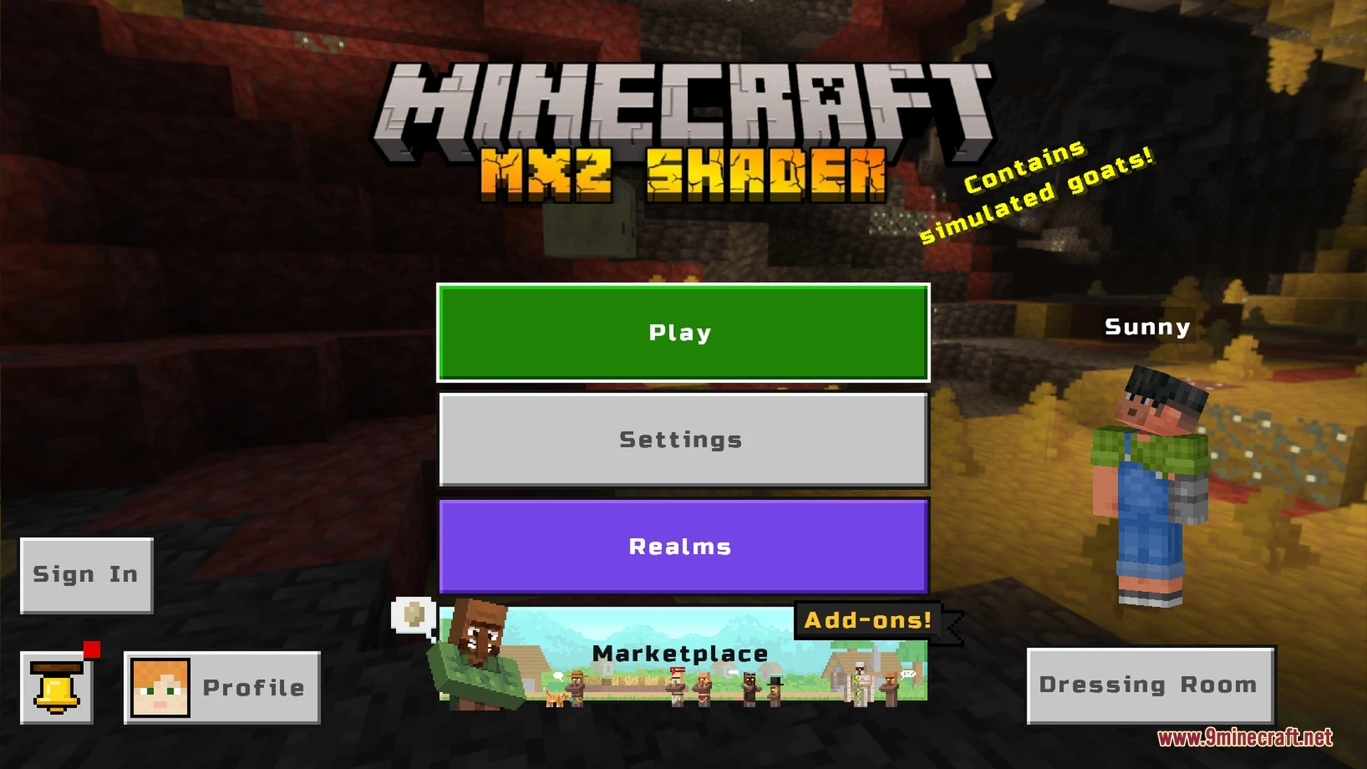 MXZ Shader (26.x, 1.21) – Realistic Lighting and Clear Water on Any Mobile — screenshot 1