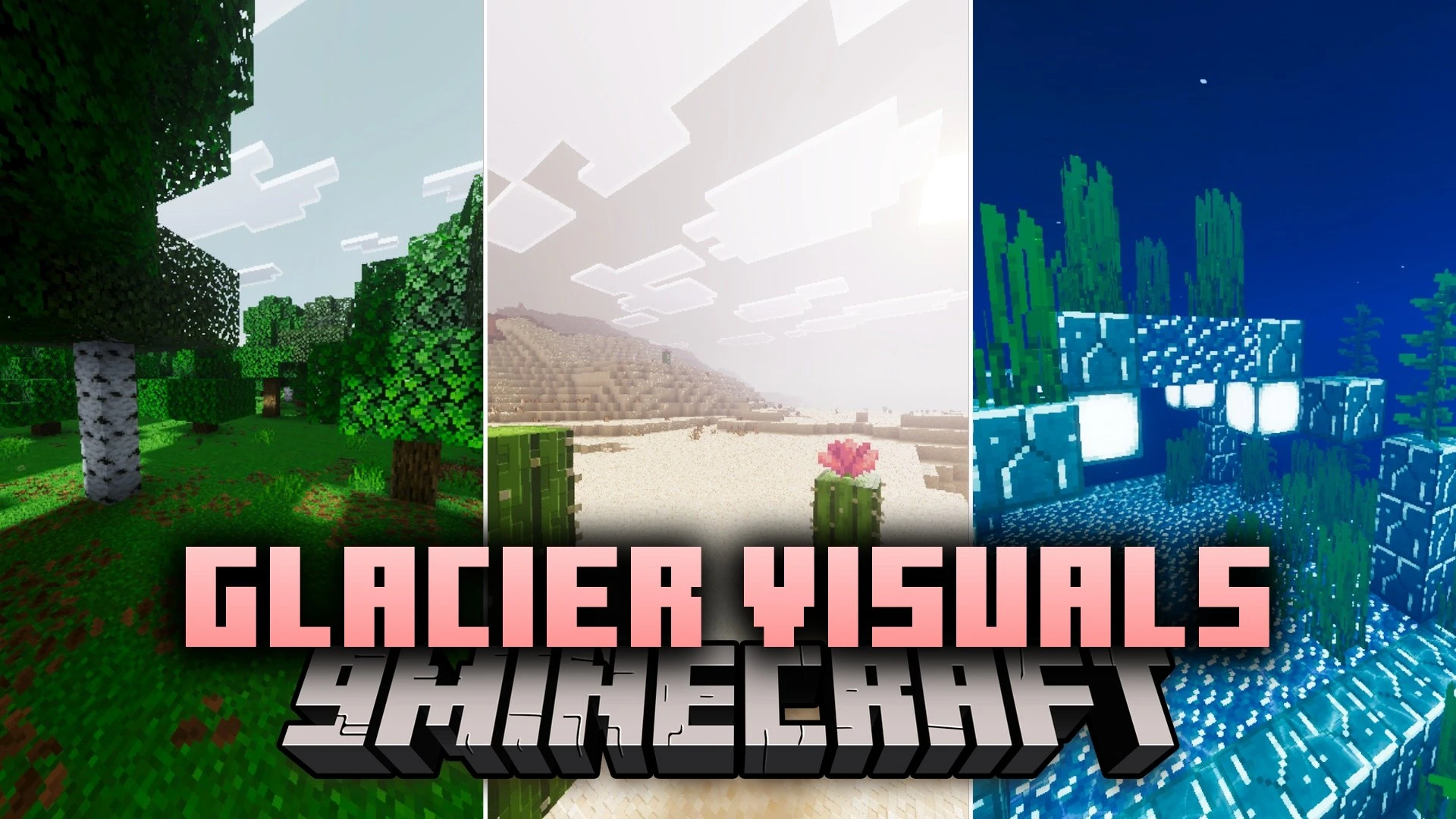 Glacier Visuals Shader (26.x) – Frosty Blue Lighting and Crystal Clear Water