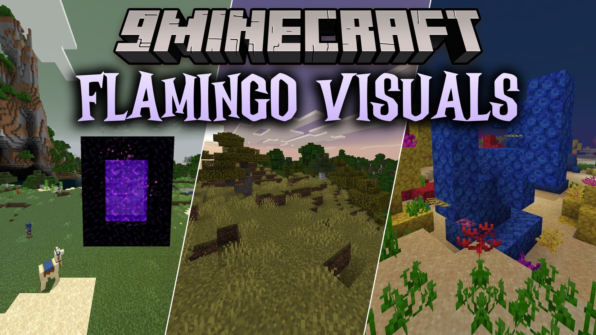 Flamingo Visuals Shader (26.x) – Custom Biome Lighting and PBR Textures