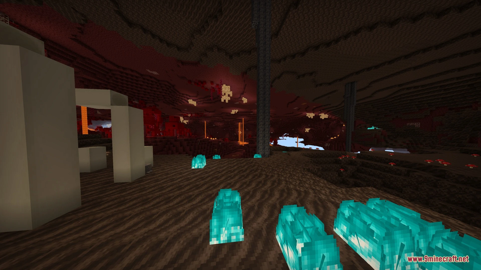 Solscape Shaders (26.x, 1.21) – ACES Color Grading with Glowing PBR Ores — screenshot 7