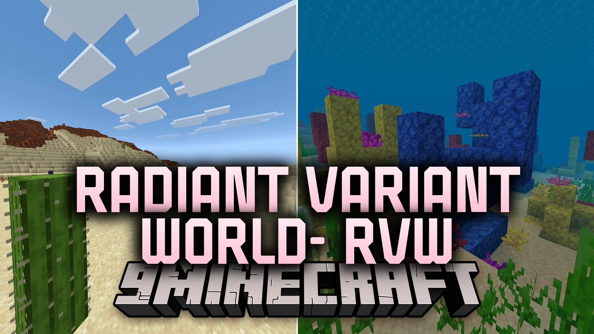 Radiant Variant World- RVW Shader (26.x, 1.21) – Glowing Ores and Vanilla Block
