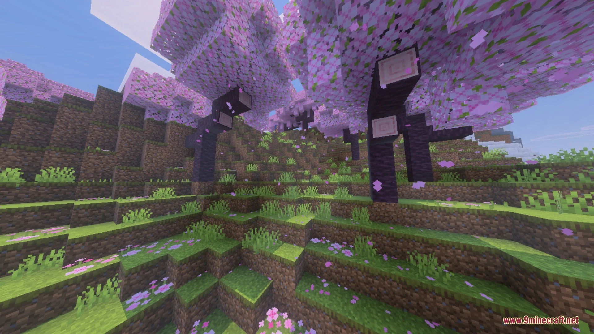Better Falling Leaves Vanilla Shader (26.x, 1.21) – Leaves Settling on Ground — screenshot 6