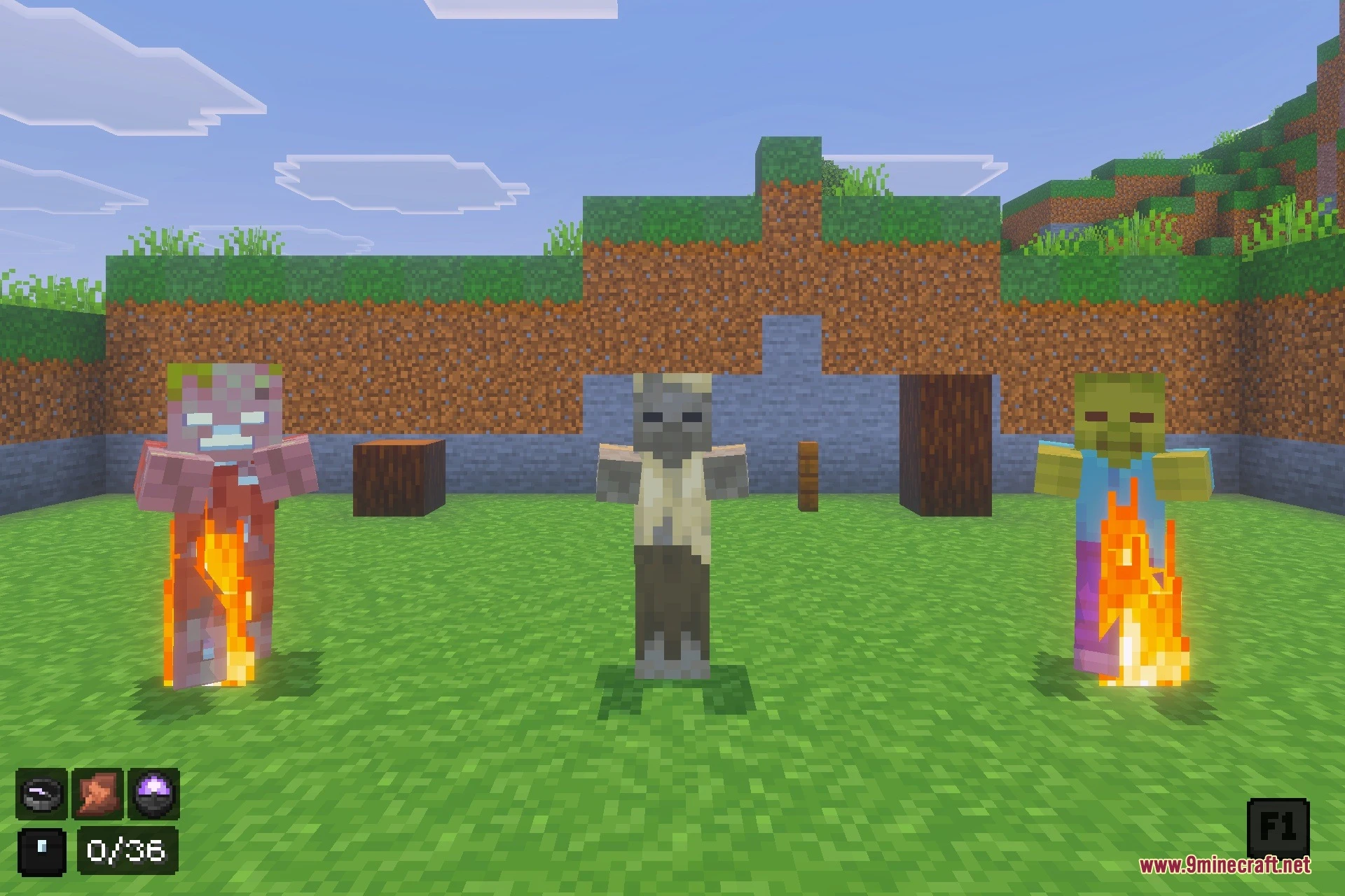 Glowdragon Texture Pack (26.x) – Sleek Dark Interface and On-Screen HUD — screenshot 1