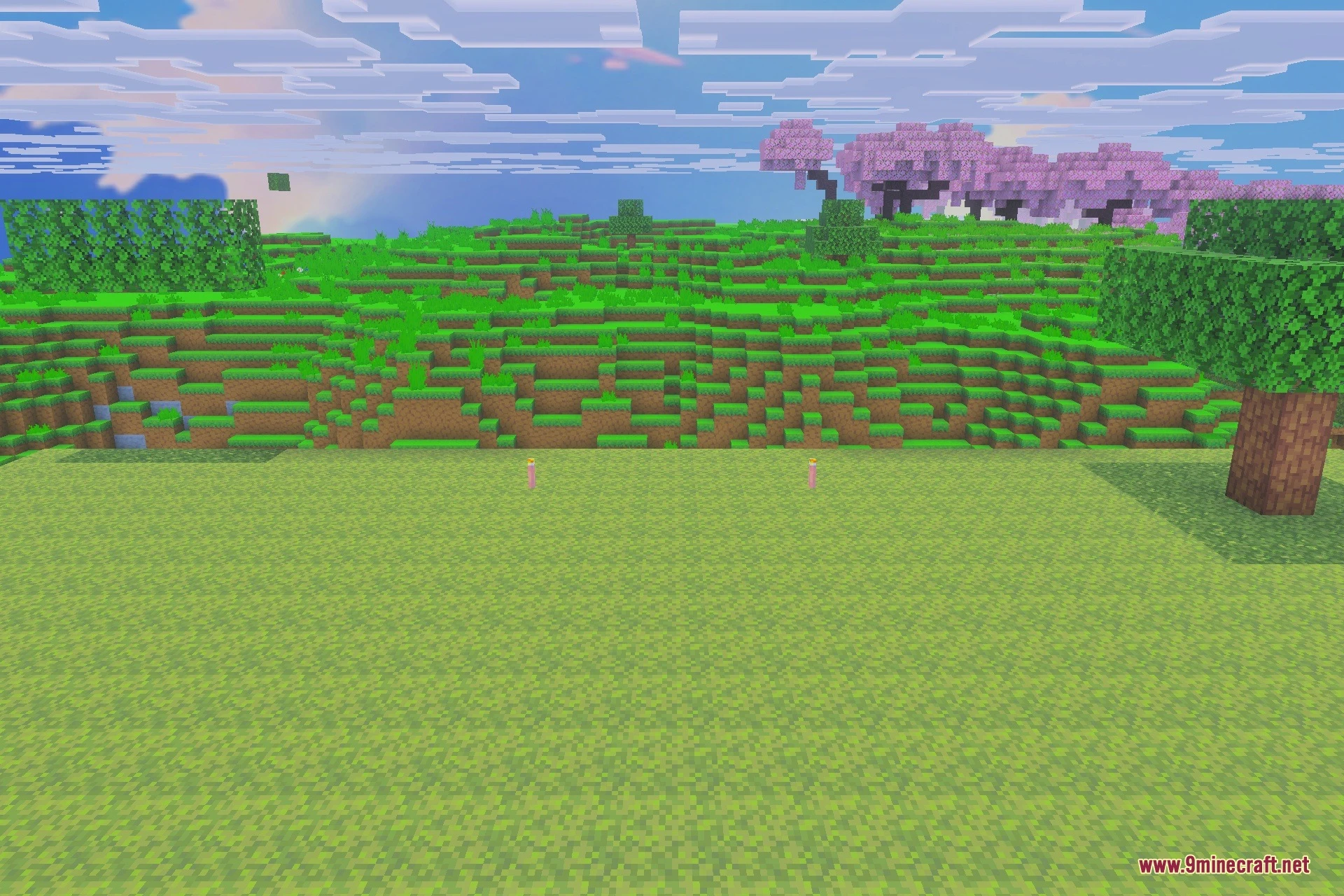 Valoria V2 16x Texture Pack (26.x) – Purple Pastel PvP Visuals with Short Swords — screenshot 3
