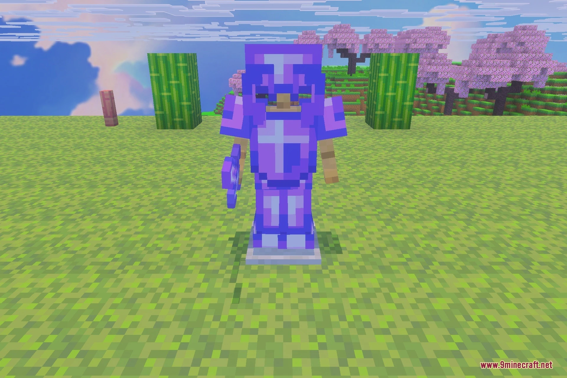 Valoria V2 16x Texture Pack (26.x) – Purple Pastel PvP Visuals with Short Swords — screenshot 6