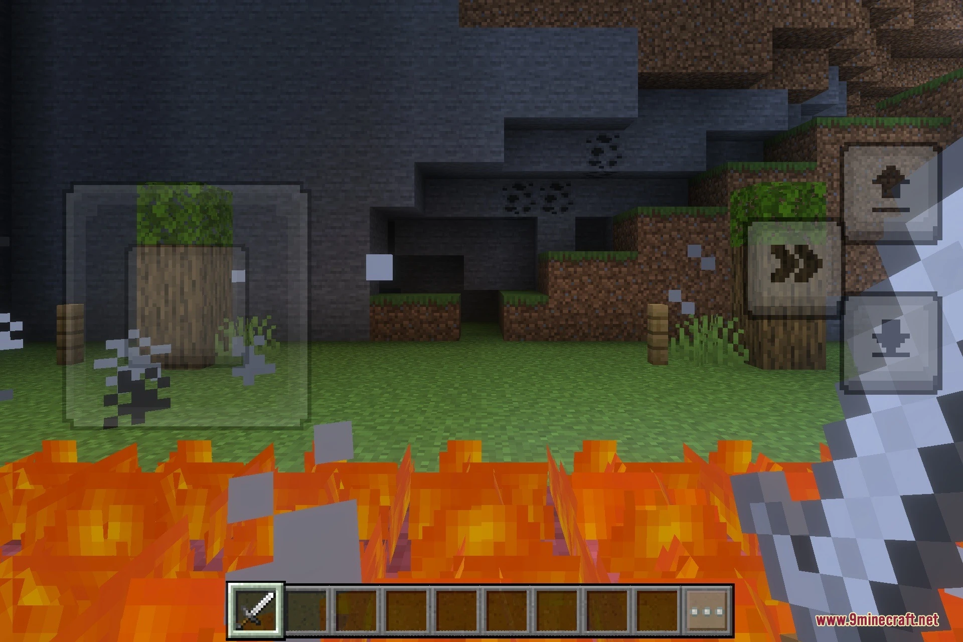 Low Fire Shield & Small Totem Texture Pack (26.x, 1.21) — screenshot 1