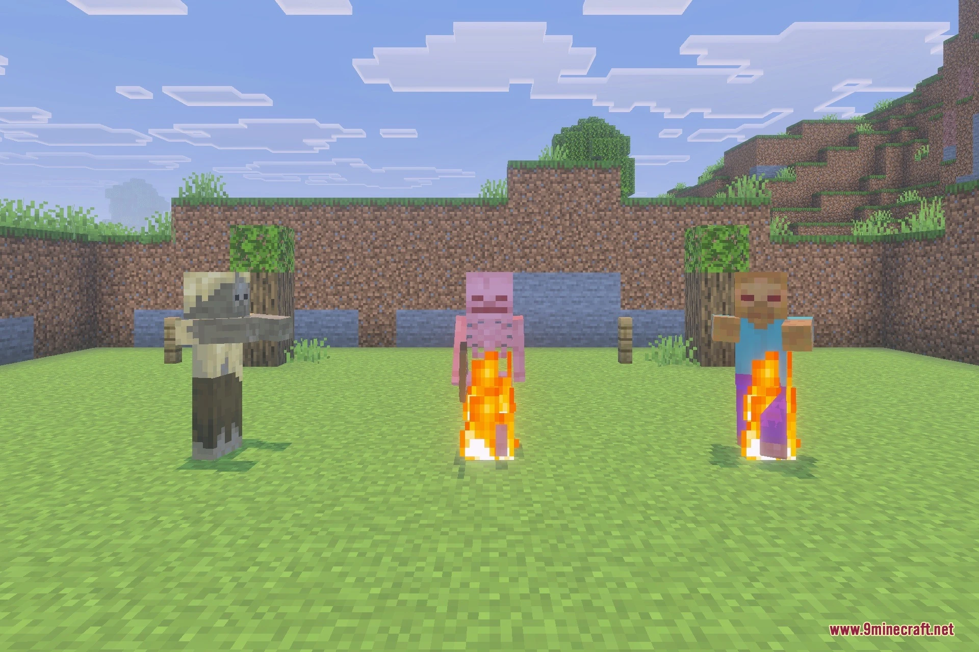 Low Fire Shield & Small Totem Texture Pack (26.x, 1.21) — screenshot 2