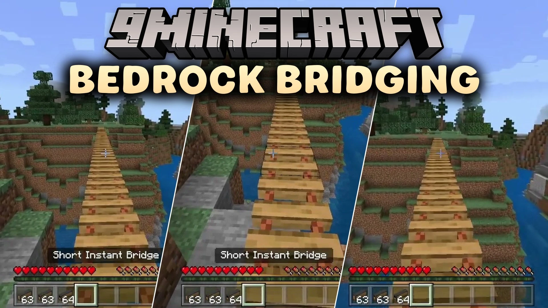 Bedrock Bridging Addon (1.21) – Build Bridges Automatically Across Deep Gaps