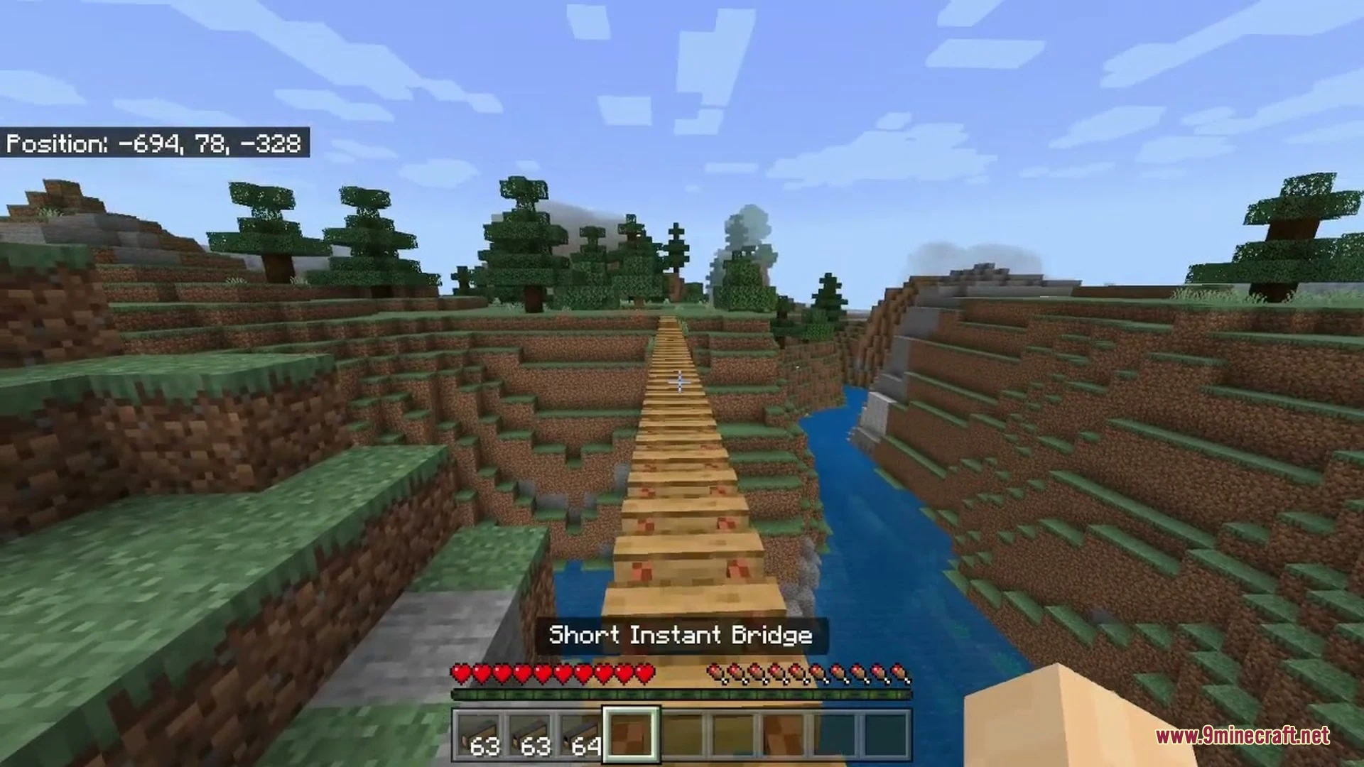 Bedrock Bridging Addon (1.21) – Build Bridges Automatically Across Deep Gaps — screenshot 2