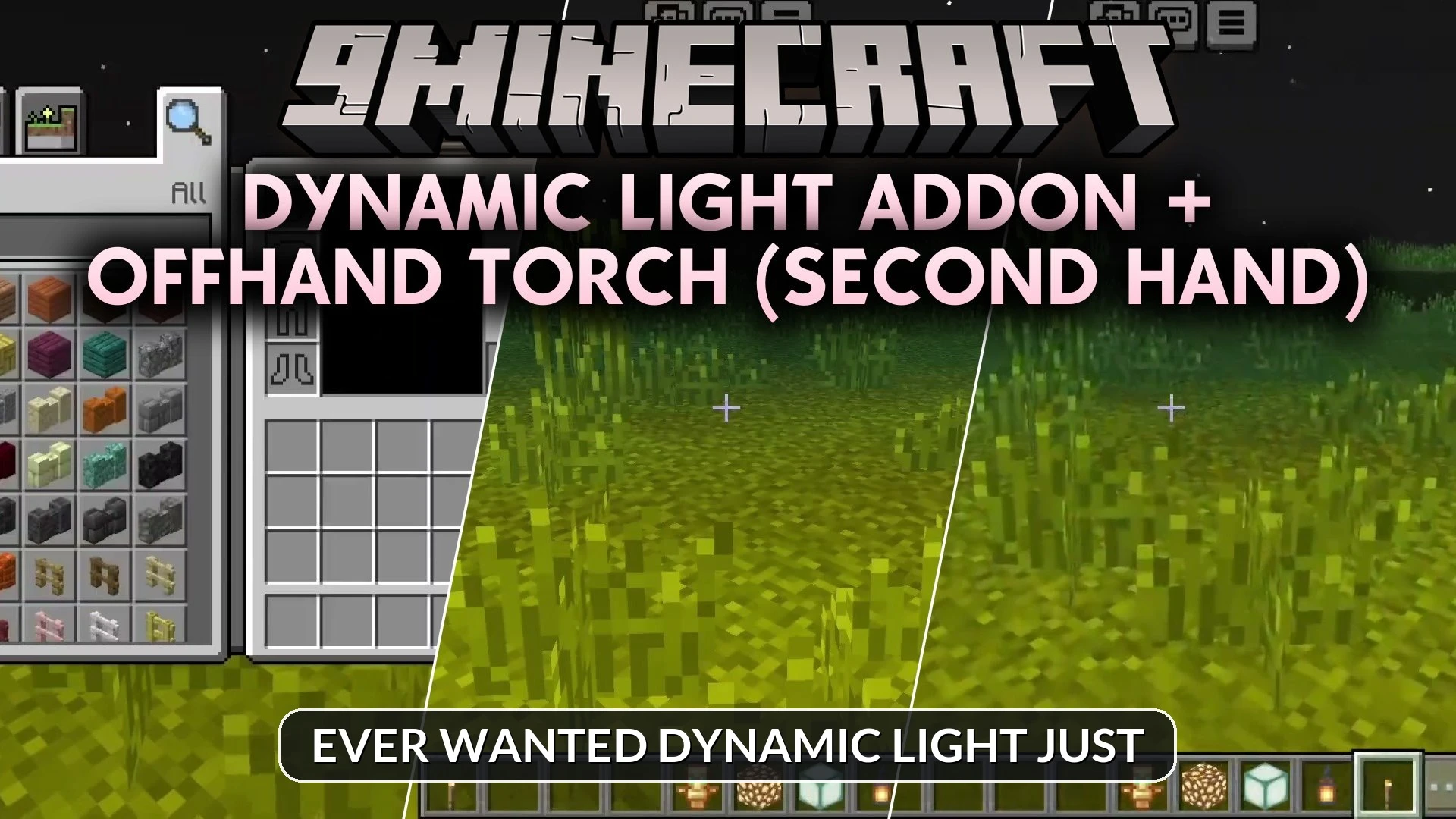Dynamic Light Addon + Offhand Torch Second Hand Addon (26.x, 1.21)
