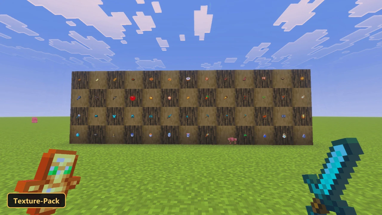 Small Items (26+) – MCPE/Bedrock Texture Pack