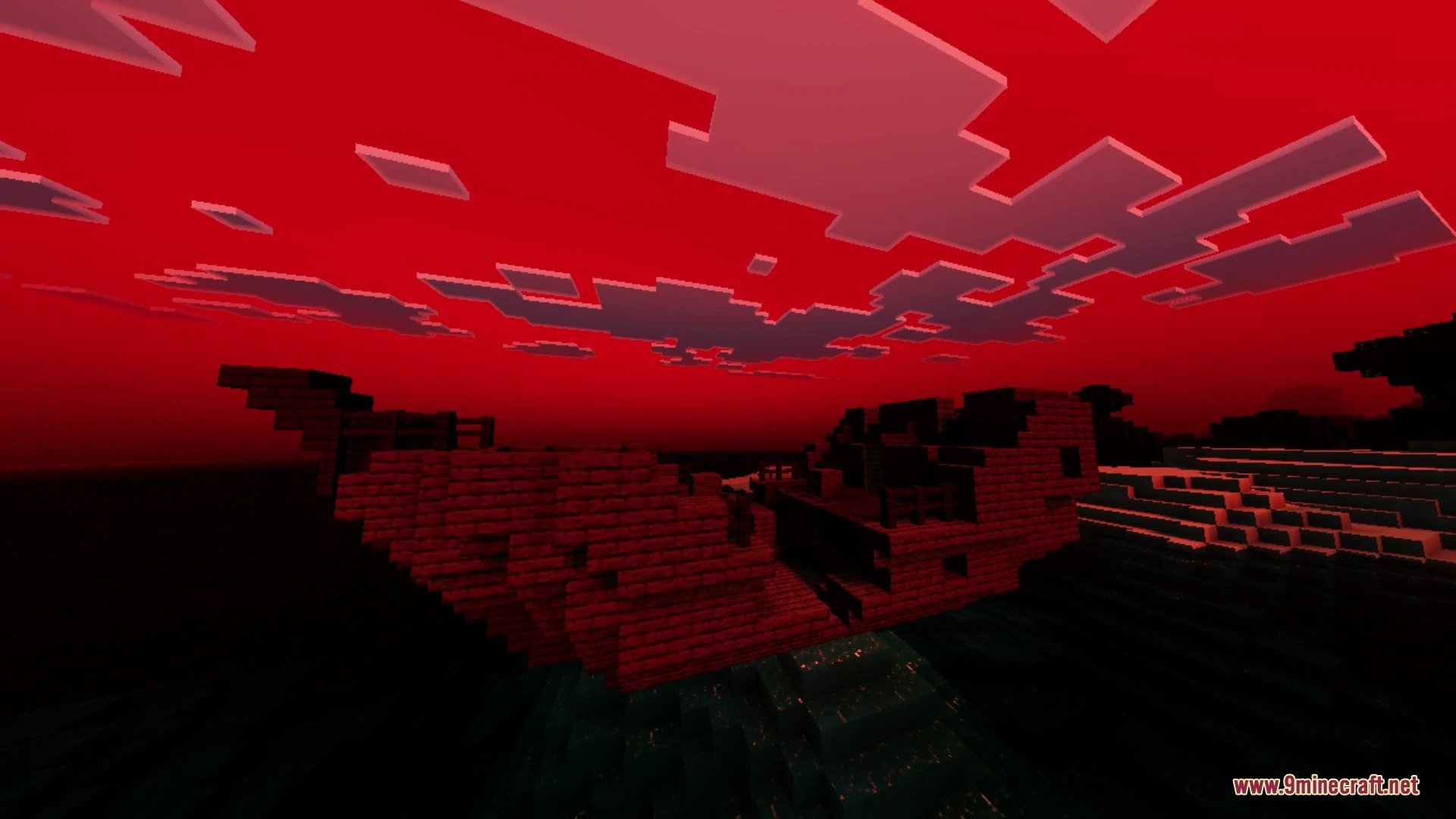 Stanger Things Fragment Visual Shader (26.x) – Dark Red Skybox for Bedrock — screenshot 7
