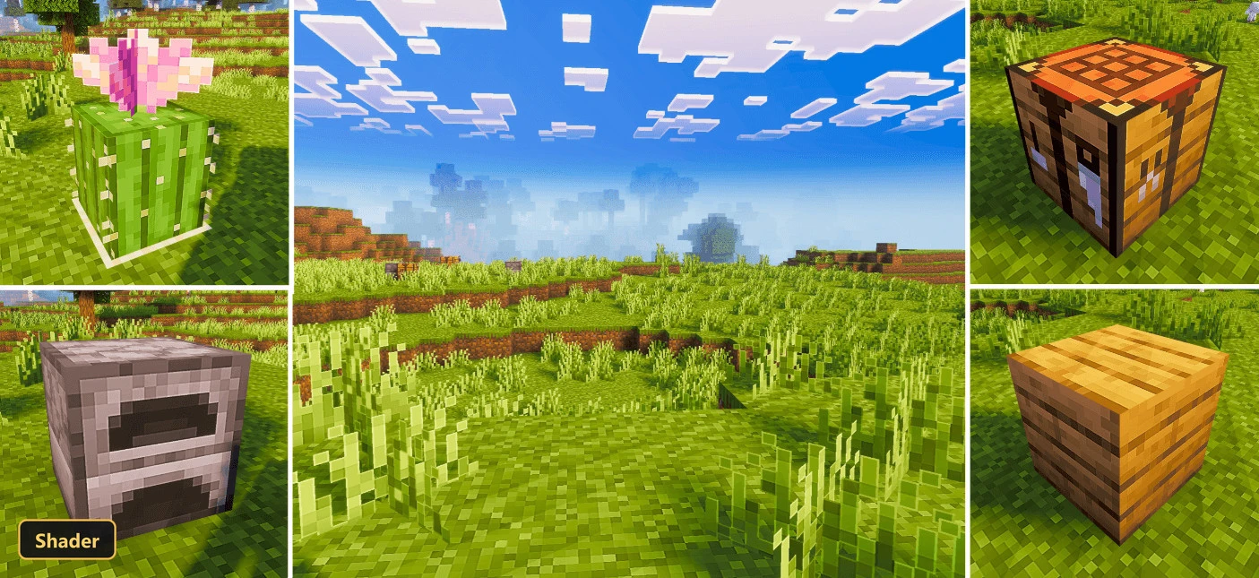 Pixel Edge (26+) – MCPE/Bedrock Shader