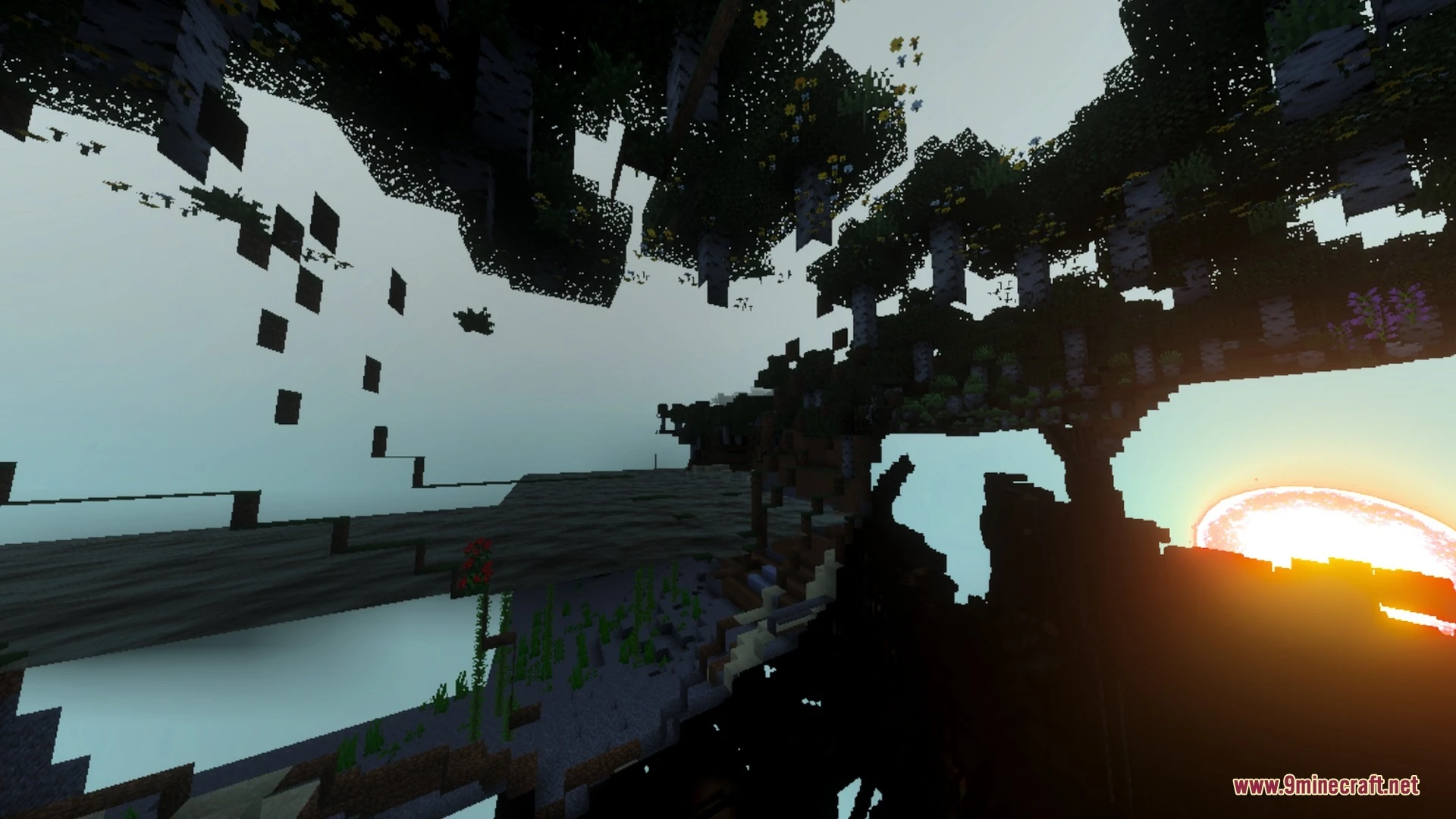 Crimson Vibrant Visual Shader (26.x) – Rich Crimson Color Grading on Bedrock — screenshot 4