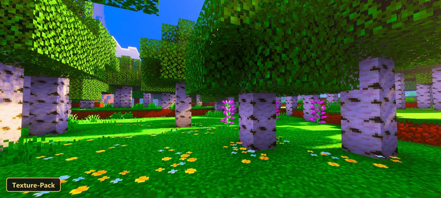 Saturation (26+) – MCPE/Bedrock Texture Pack — screenshot 2