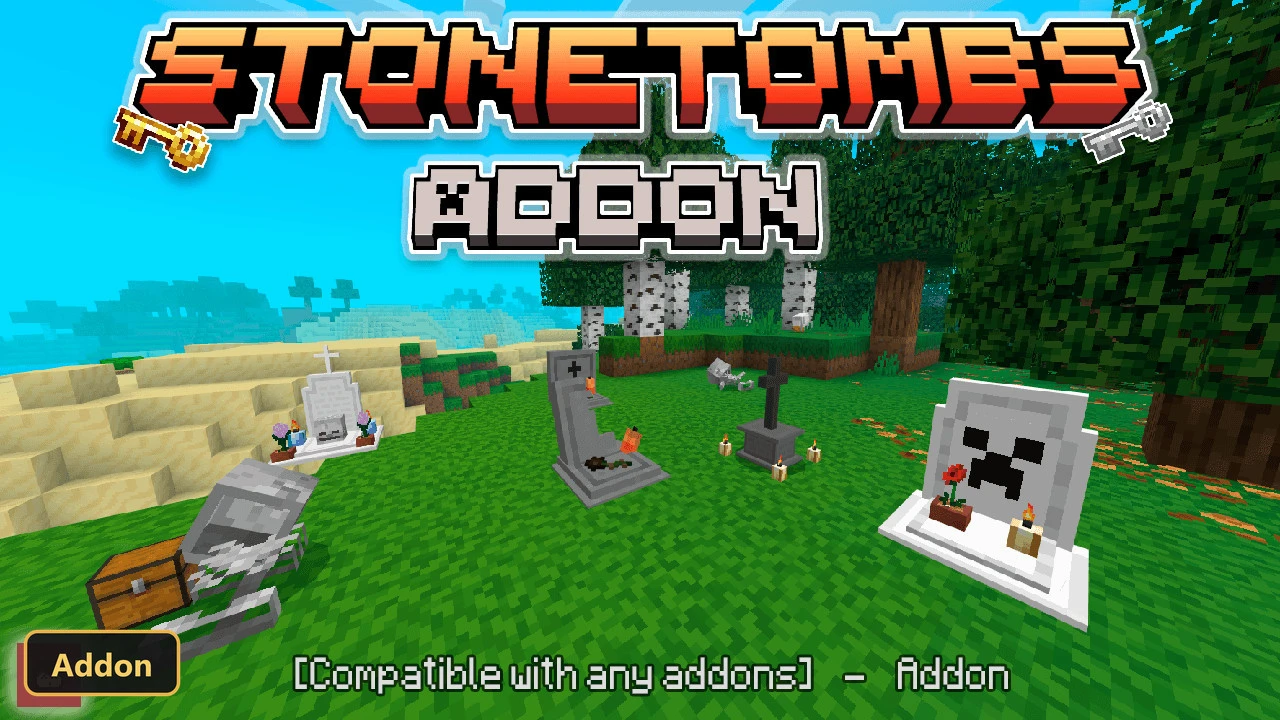 StoneTombs (26+, 1.21) – MCPE/Bedrock Addon — screenshot 2
