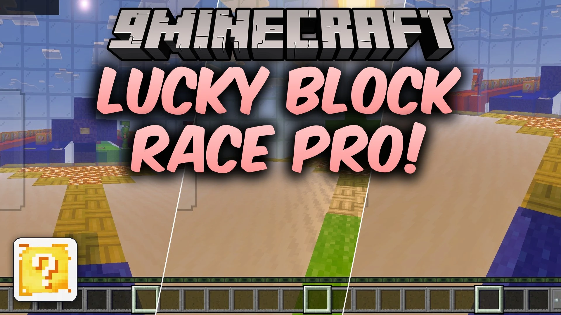Lucky Block Race Pro Map (26.x, 1.21) – Survive Chaos and Beat Friends