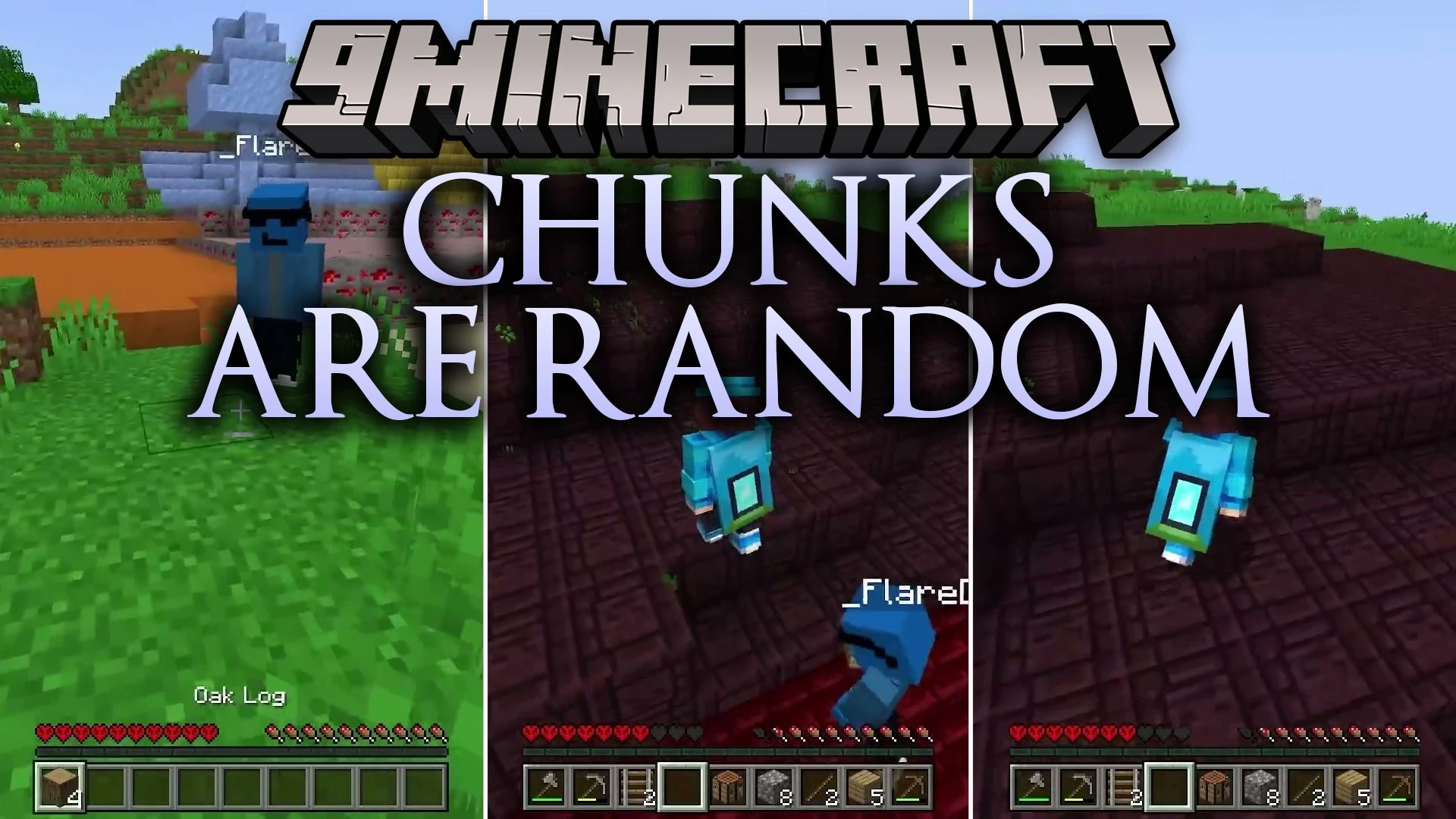 Chunks Are Random Addon (26.x, 1.21) – Chaotic World Generation — screenshot 1
