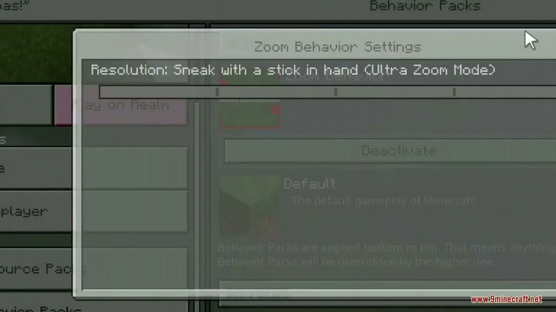 Java Zoom Addon (26.x, 1.21) – Instant Camera Magnification When Sneaking — screenshot 7