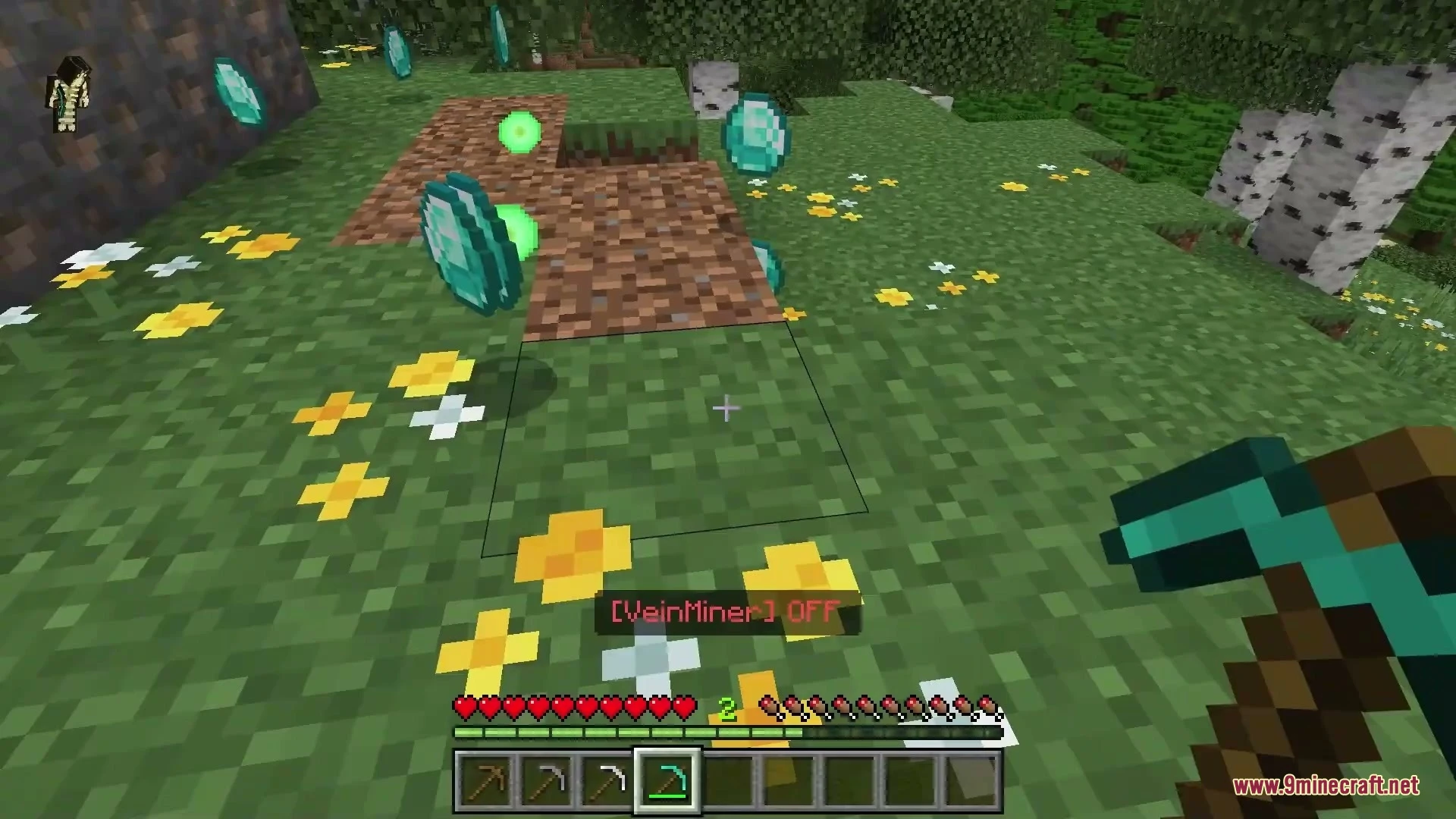 Vors Vein Miner Addon (26.x, 1.21) – Instantly Mine Connected Ore Veins — screenshot 3