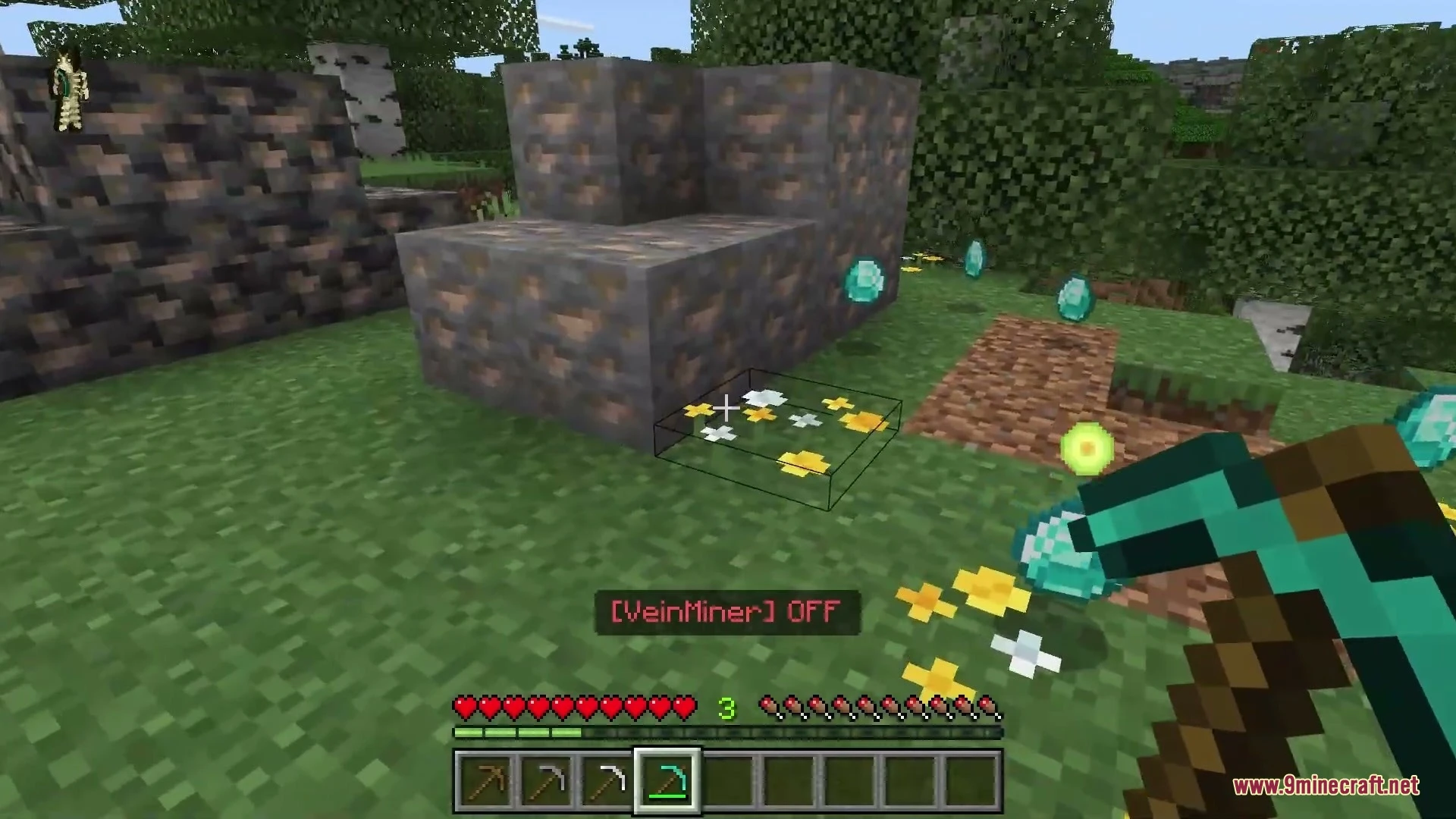 Vors Vein Miner Addon (26.x, 1.21) – Instantly Mine Connected Ore Veins — screenshot 4