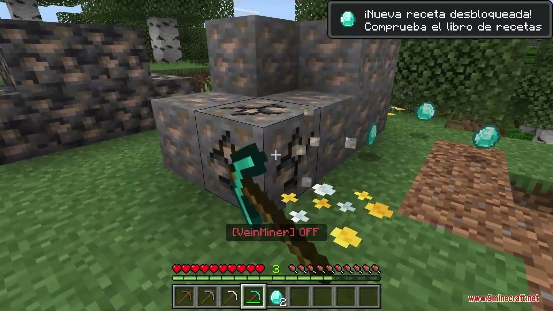 Vors Vein Miner Addon (26.x, 1.21) – Instantly Mine Connected Ore Veins — screenshot 5
