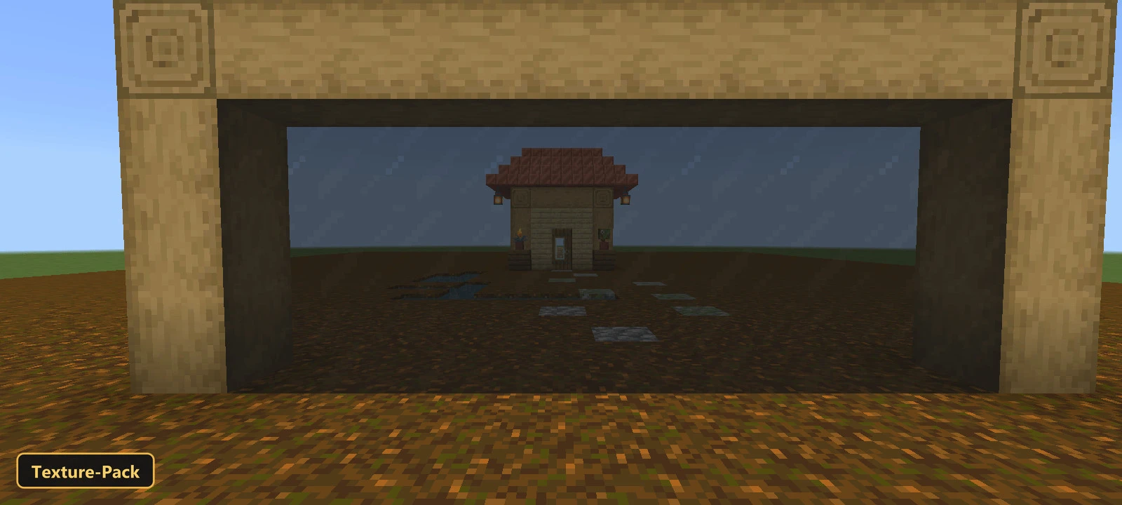 Realism Glass-Connected Glass (26+) – MCPE/Bedrock Texture Pack — screenshot 4