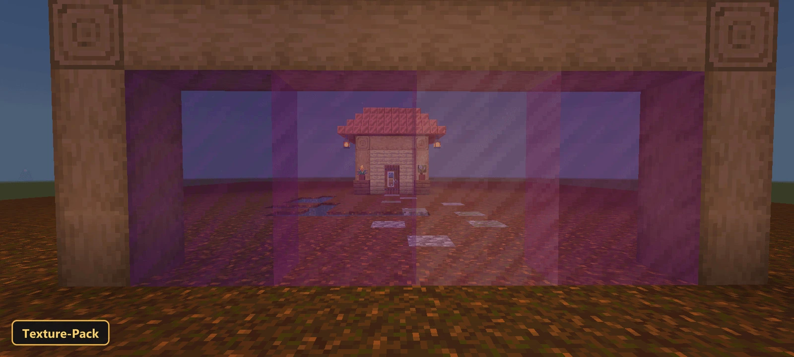 Realism Glass-Connected Glass (26+) – MCPE/Bedrock Texture Pack — screenshot 5