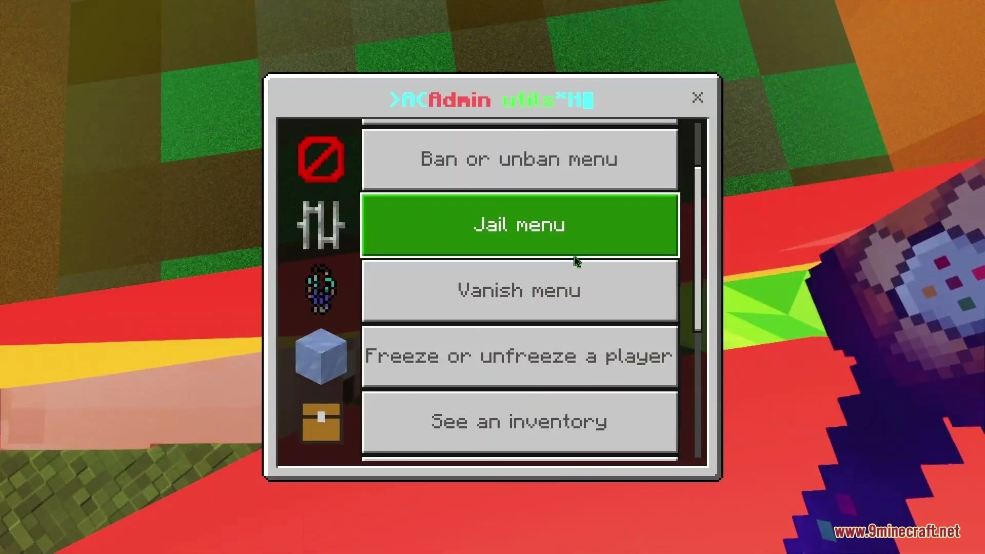 AdminUtils Addon (26.x, 1.21) – Moderation Tools to Freeze, Jail — screenshot 6