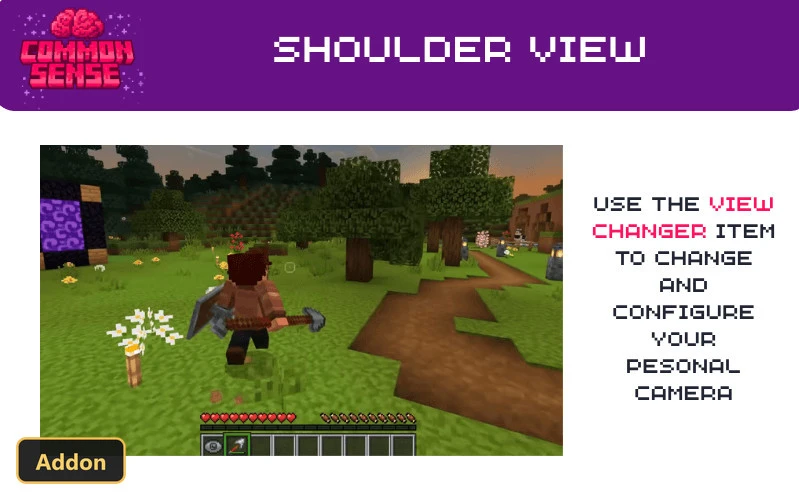 Common Sense (26+) – MCPE/Bedrock Addon