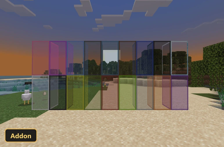 Connected Glasses (26+, 1.21) – MCPE/Bedrock Addon — screenshot 5