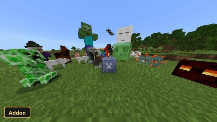 Lucky Blocks (26+, 1.21) – MCPE/Bedrock Addon — screenshot 1