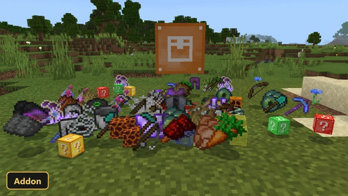 Lucky Blocks (26+, 1.21) – MCPE/Bedrock Addon — screenshot 3